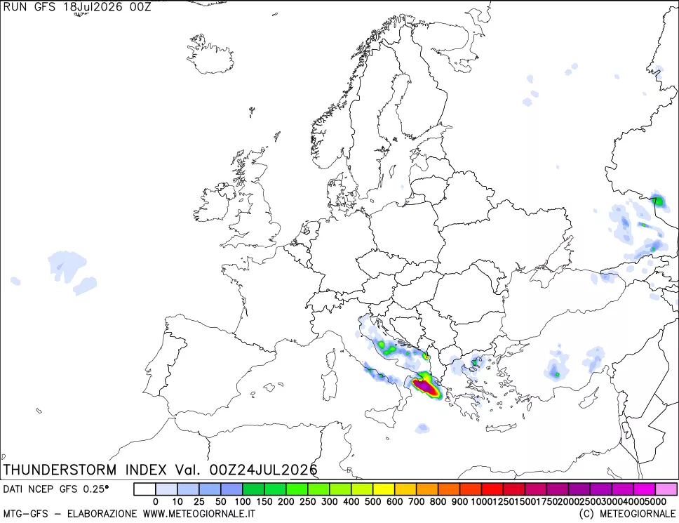 mappa Indice Temporali (TSI)