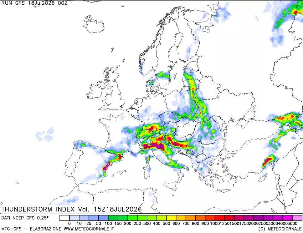 mappa Indice Temporali (TSI)