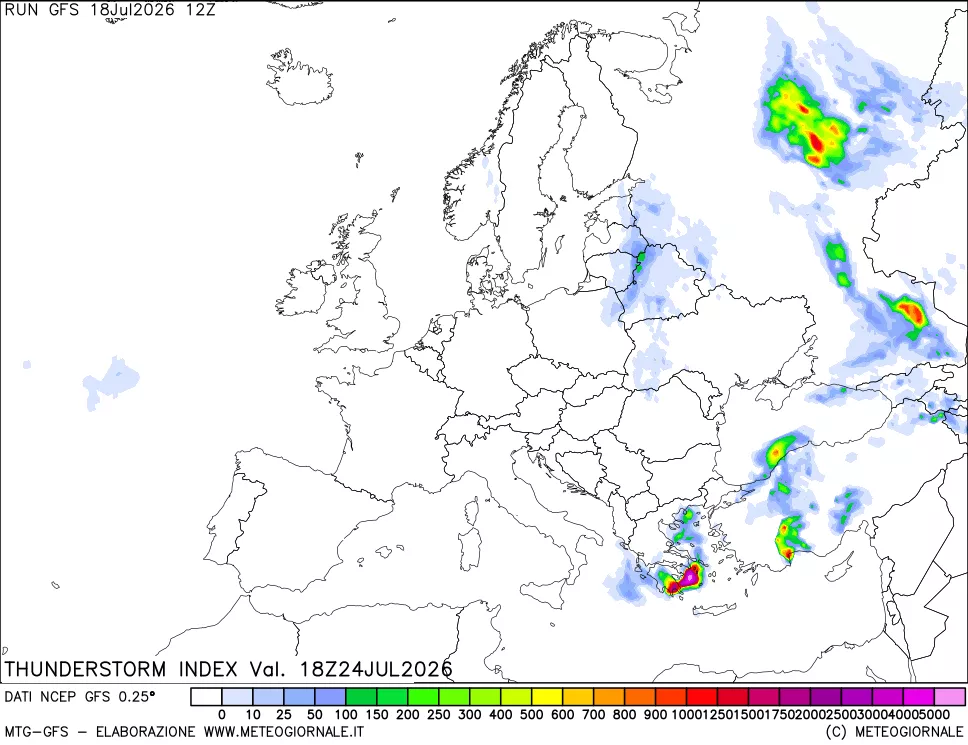 mappa Indice Temporali (TSI)