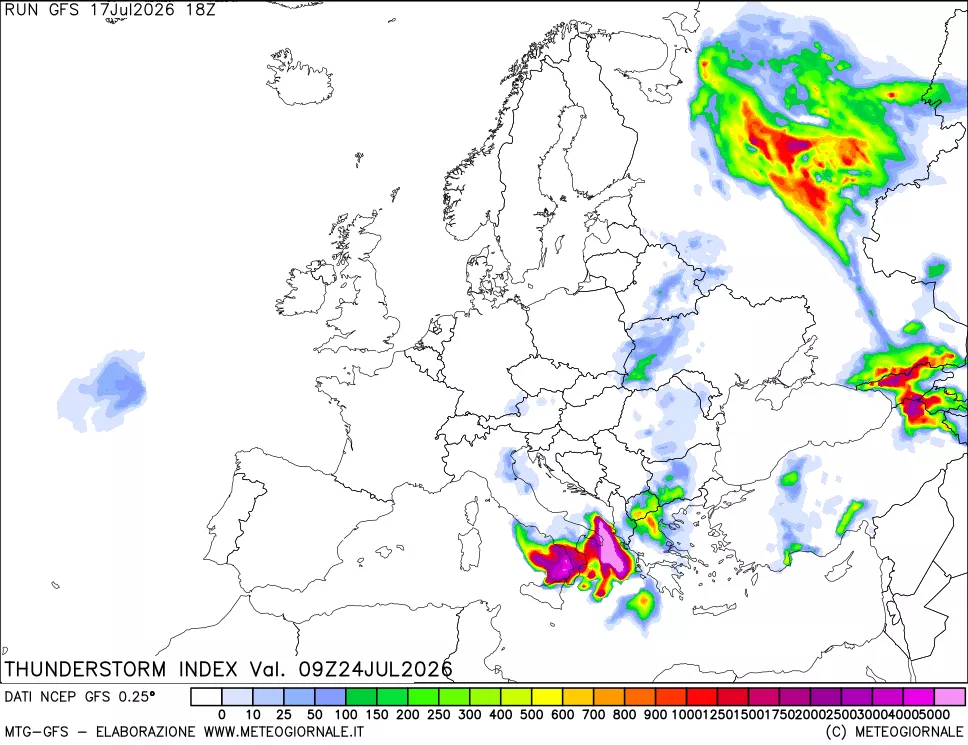 mappa Indice Temporali (TSI)