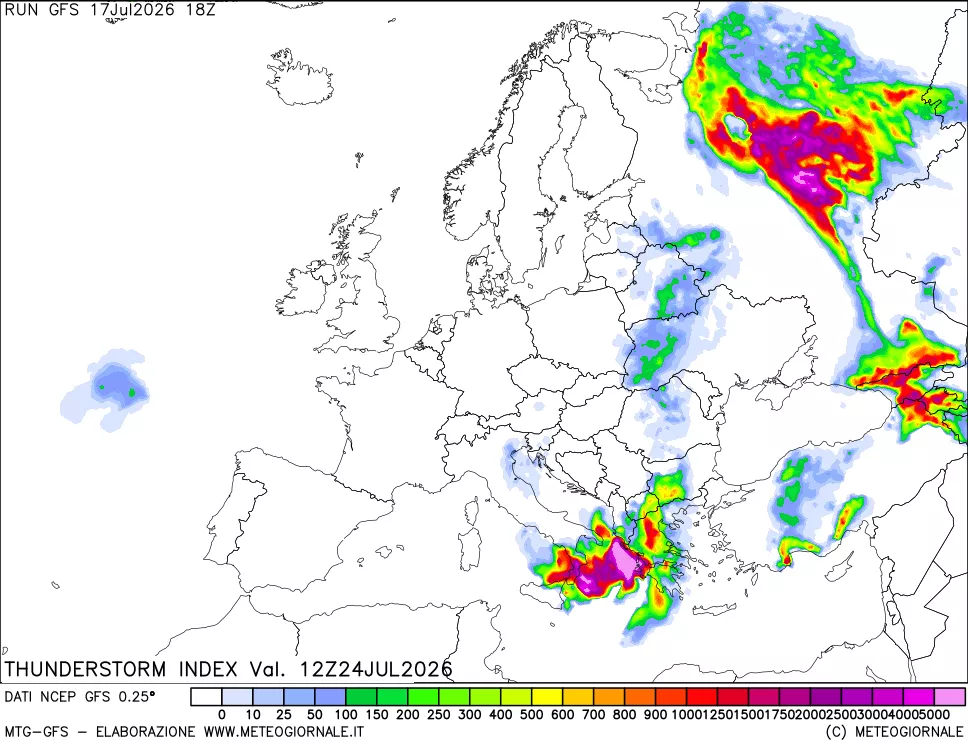 mappa Indice Temporali (TSI)