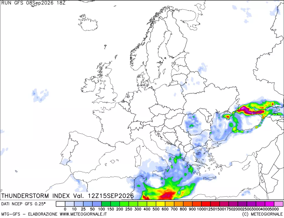 mappa Indice Temporali (TSI)