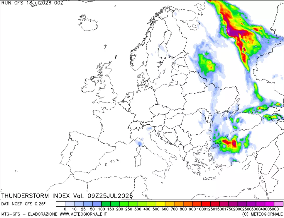 mappa Indice Temporali (TSI)