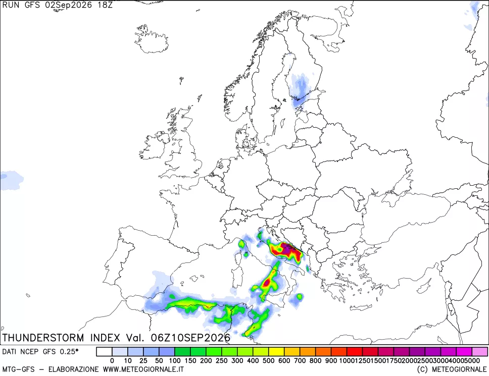 mappa Indice Temporali (TSI)