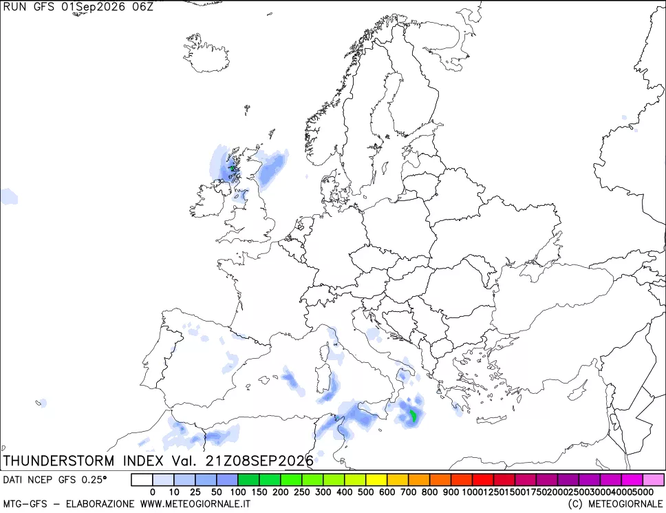 mappa Indice Temporali (TSI)