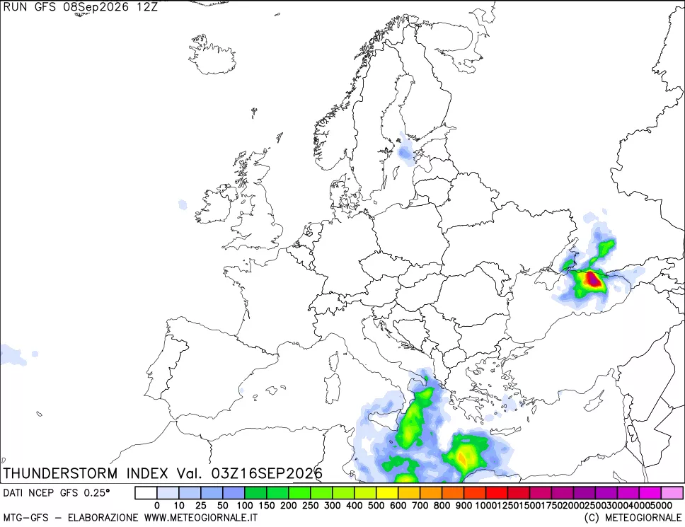 mappa Indice Temporali (TSI)