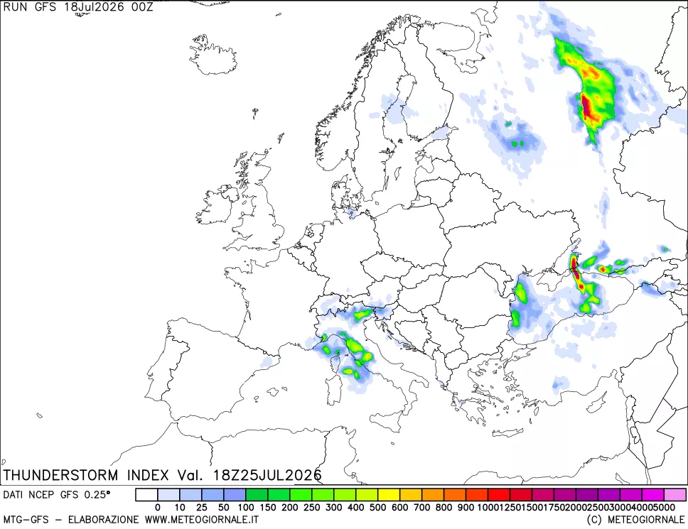 mappa Indice Temporali (TSI)