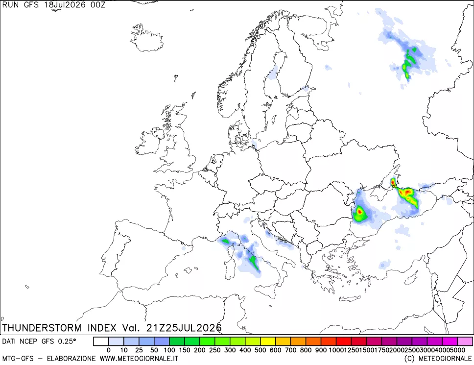 mappa Indice Temporali (TSI)