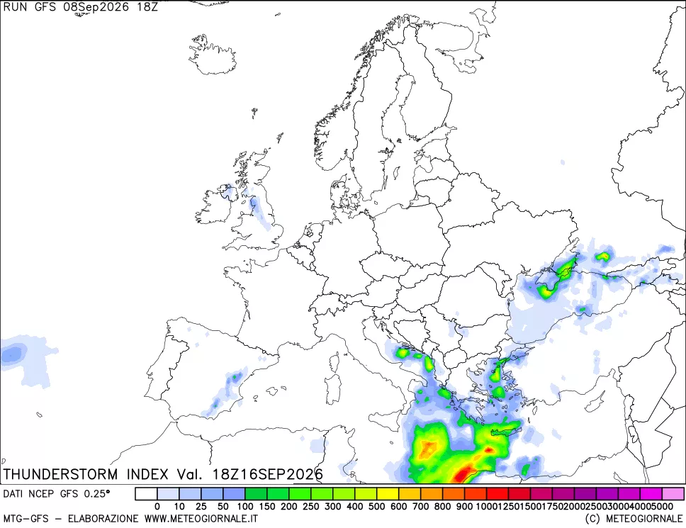 mappa Indice Temporali (TSI)