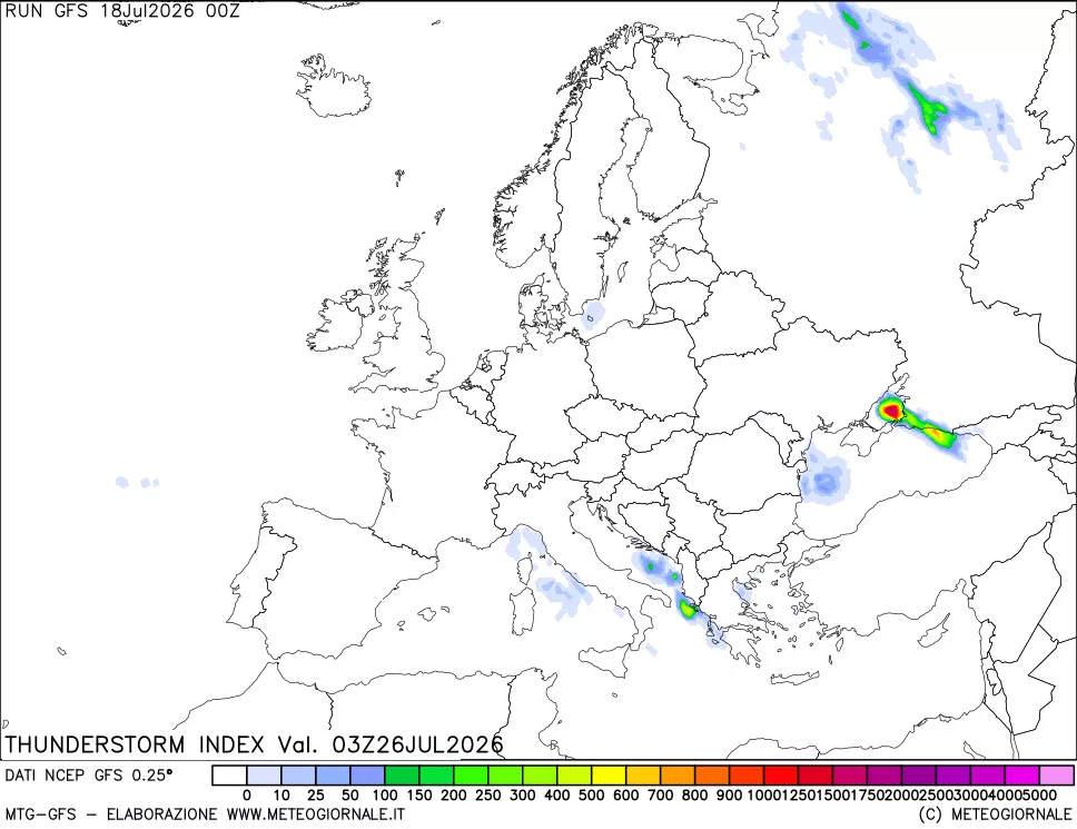 mappa Indice Temporali (TSI)