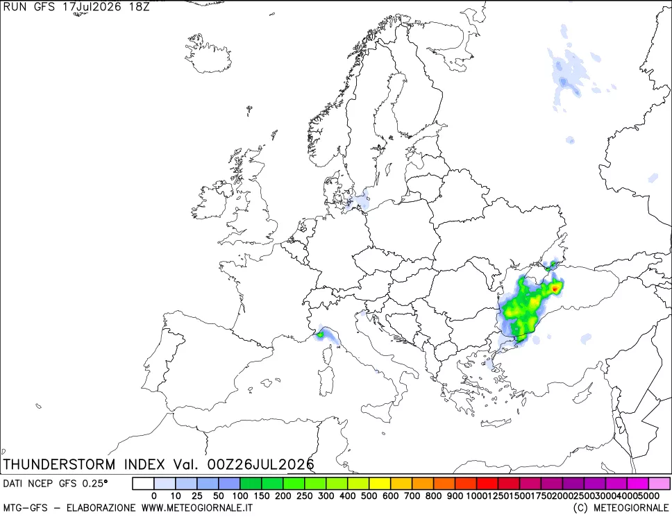 mappa Indice Temporali (TSI)