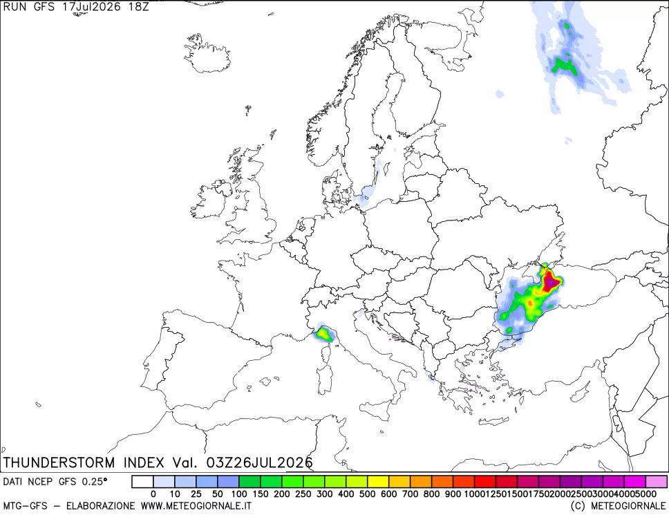 mappa Indice Temporali (TSI)