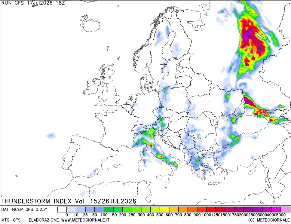 mappa Indice Temporali (TSI)