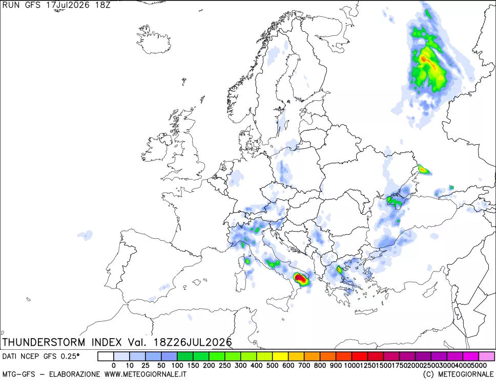 mappa Indice Temporali (TSI)