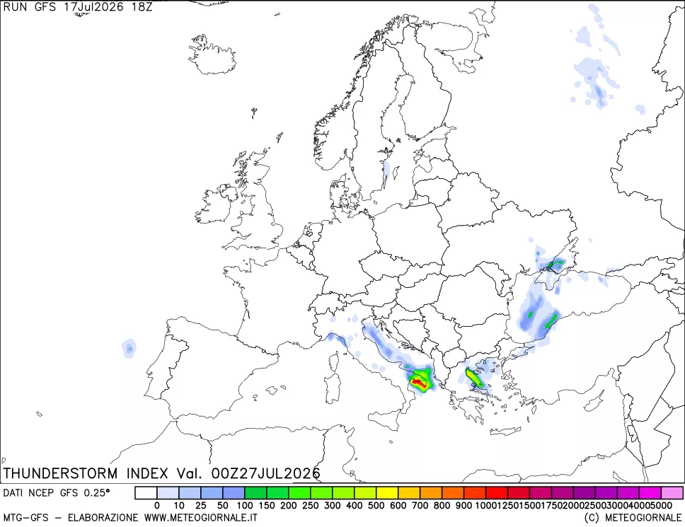mappa Indice Temporali (TSI)