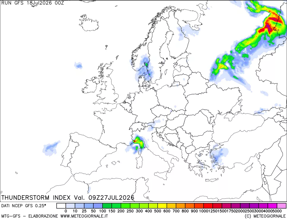mappa Indice Temporali (TSI)