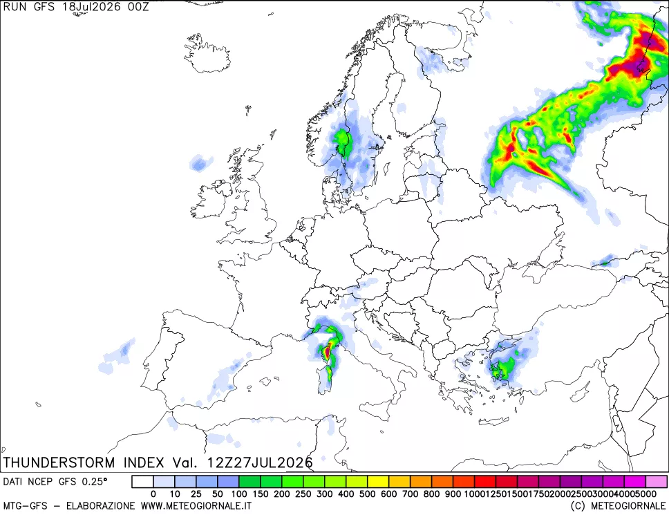 mappa Indice Temporali (TSI)