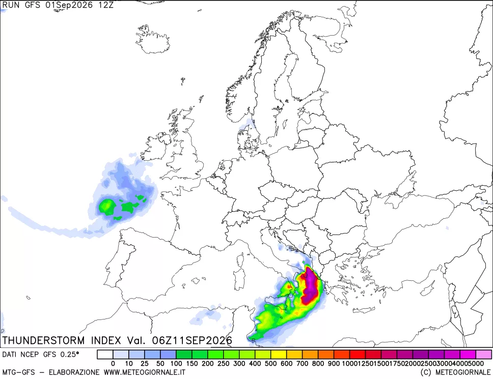 mappa Indice Temporali (TSI)