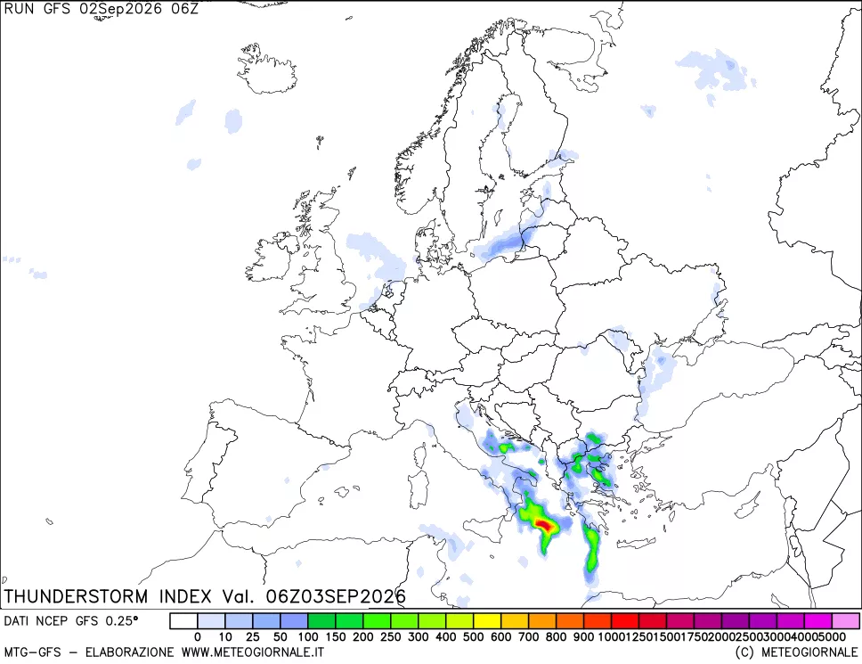 mappa Indice Temporali (TSI)