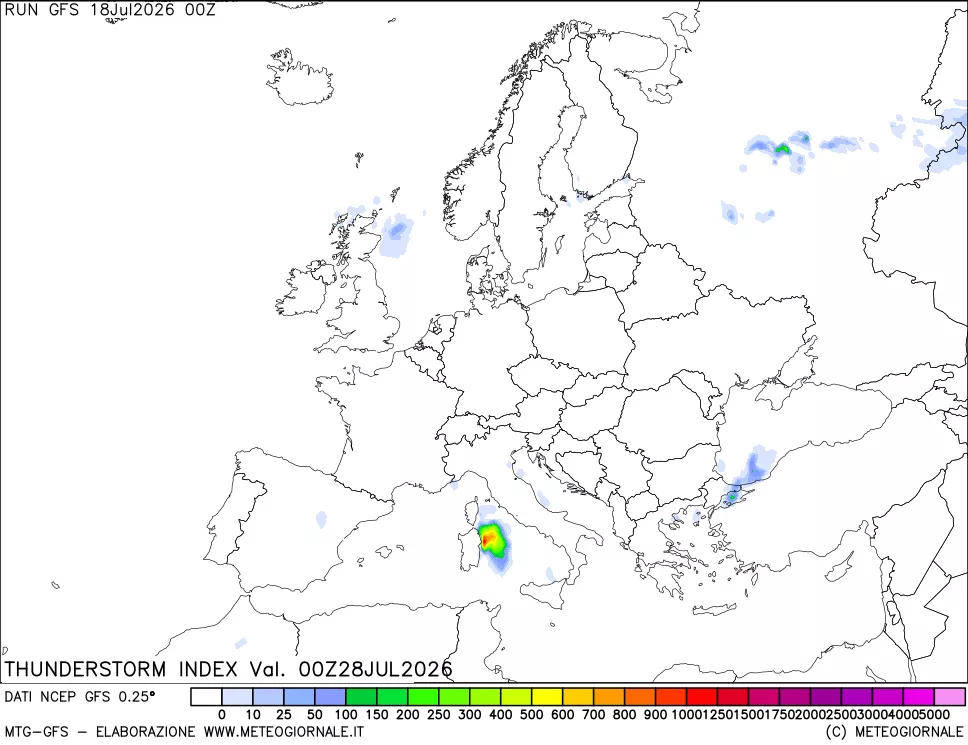 mappa Indice Temporali (TSI)