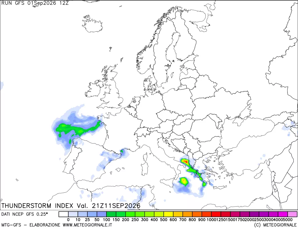 mappa Indice Temporali (TSI)