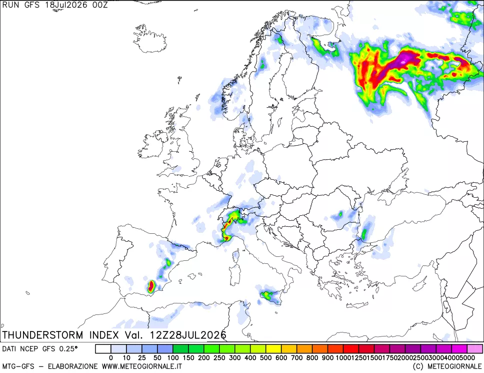 mappa Indice Temporali (TSI)