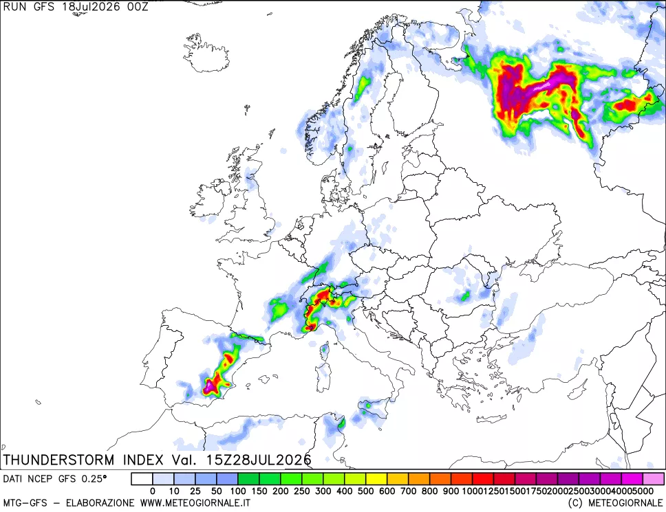 mappa Indice Temporali (TSI)