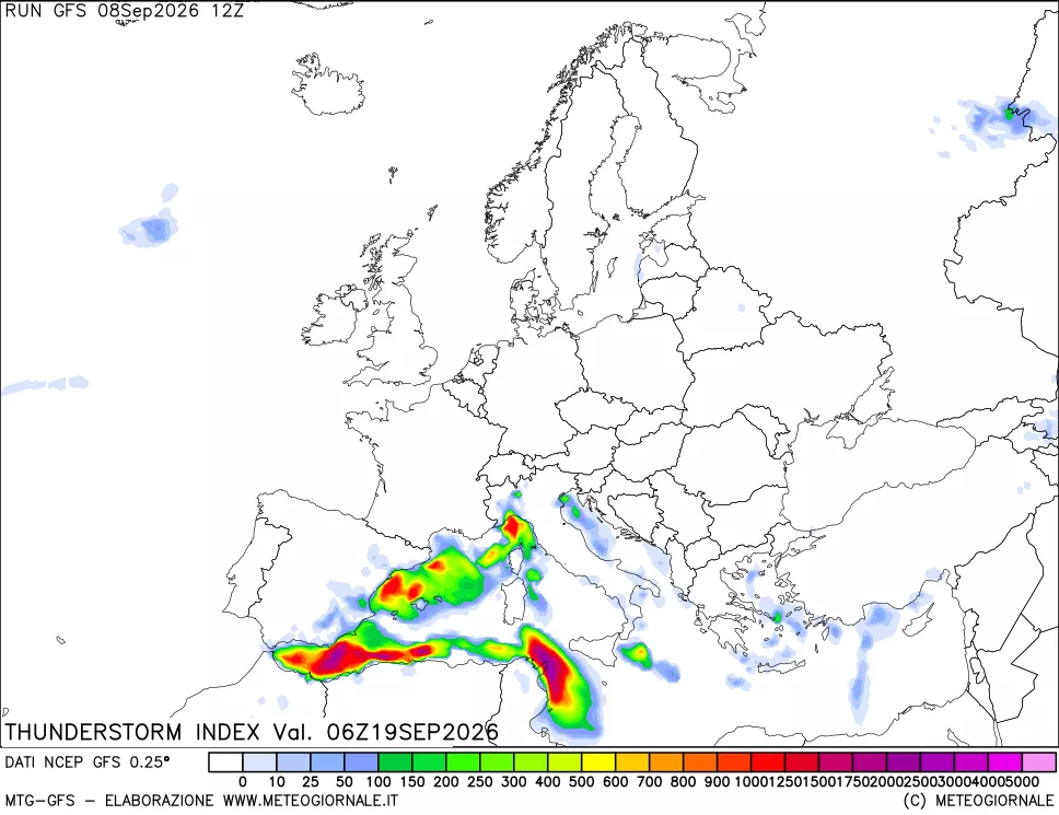 mappa Indice Temporali (TSI)