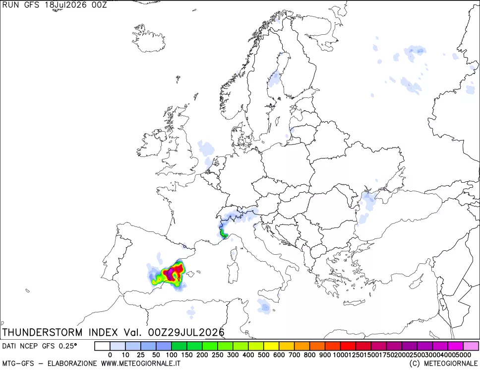 mappa Indice Temporali (TSI)