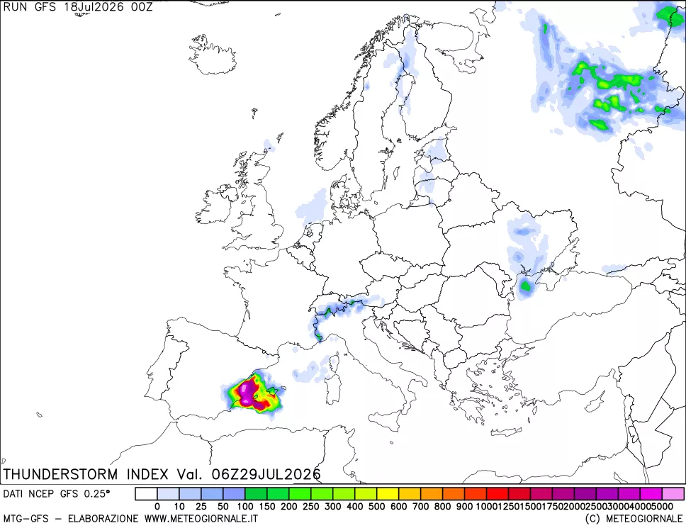 mappa Indice Temporali (TSI)