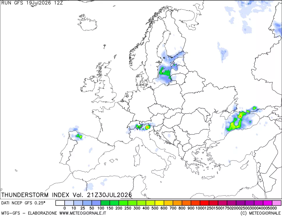 mappa Indice Temporali (TSI)