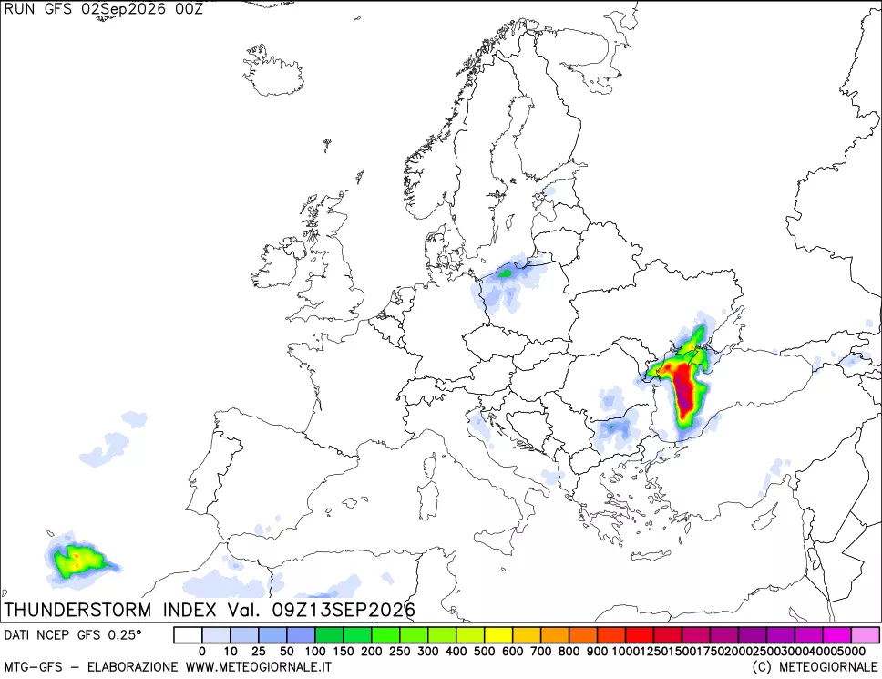 mappa Indice Temporali (TSI)