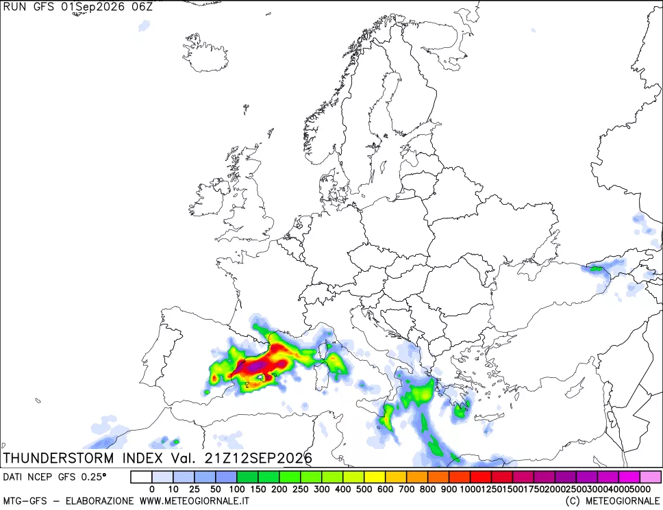 mappa Indice Temporali (TSI)