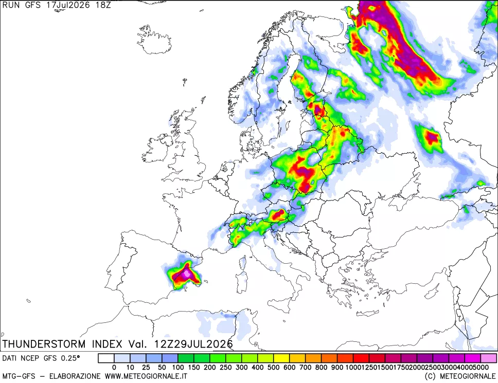 mappa Indice Temporali (TSI)
