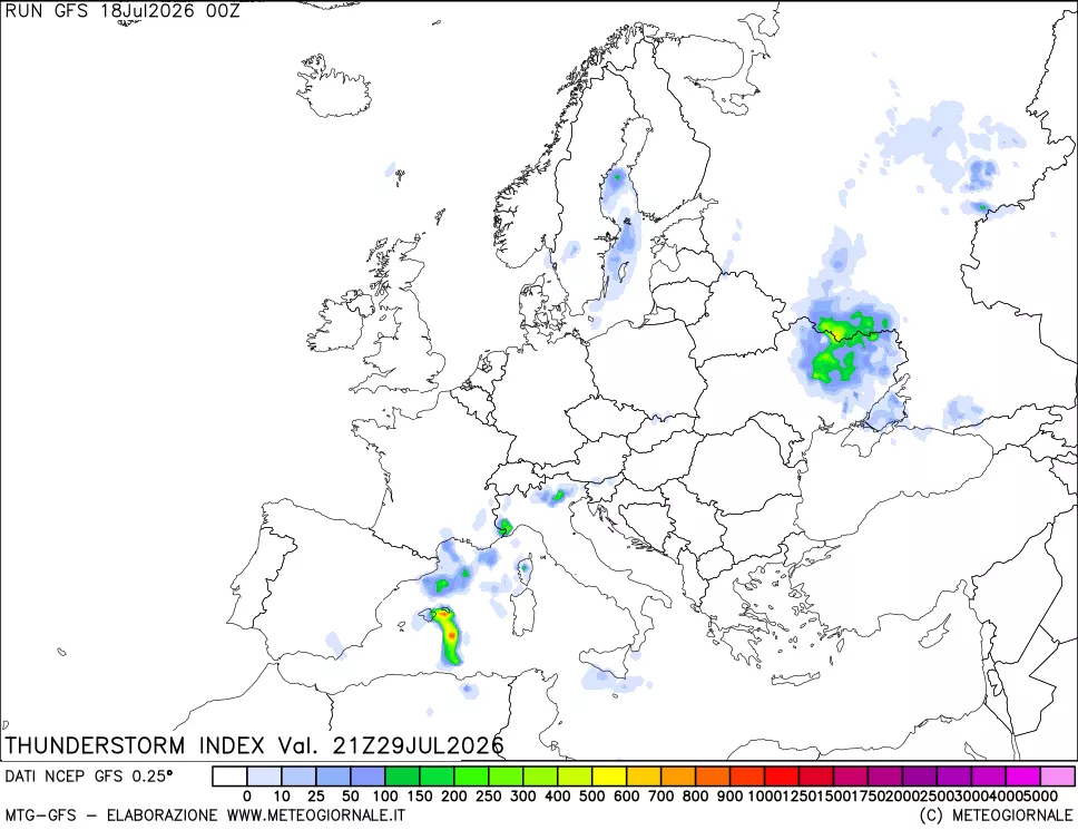 mappa Indice Temporali (TSI)