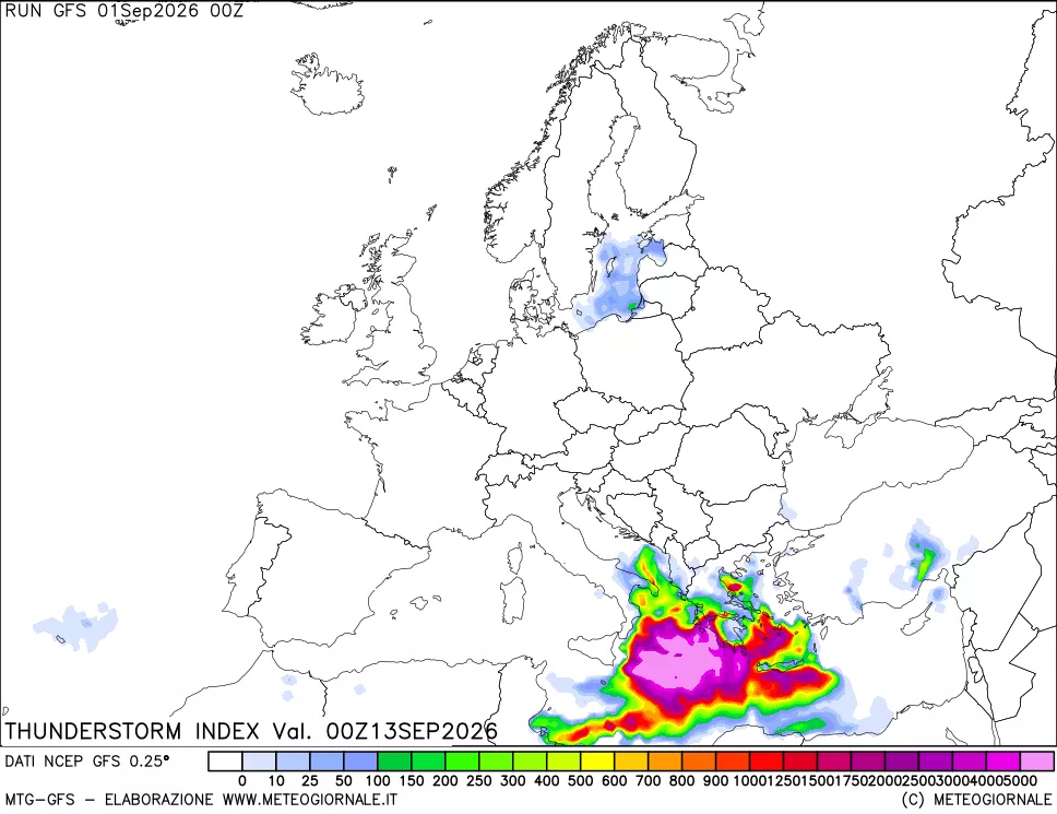 mappa Indice Temporali (TSI)