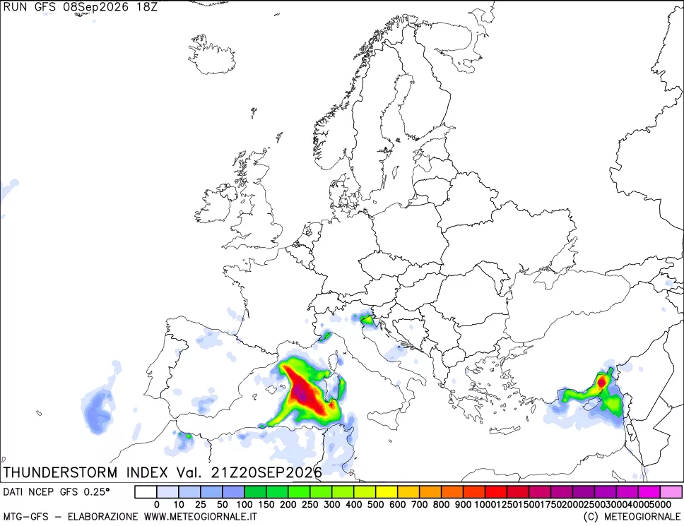 mappa Indice Temporali (TSI)