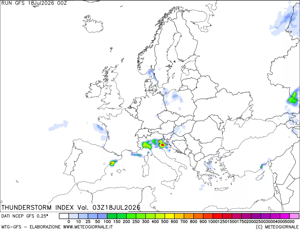 mappa Indice Temporali (TSI)