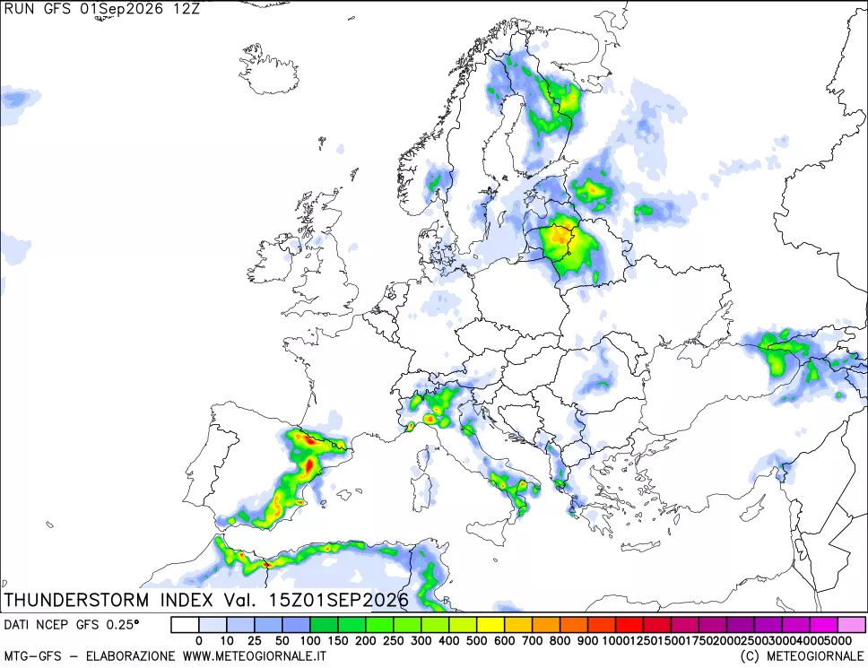 mappa Indice Temporali (TSI)
