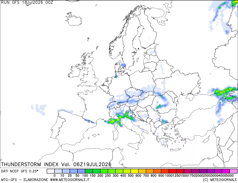 mappa Indice Temporali (TSI)