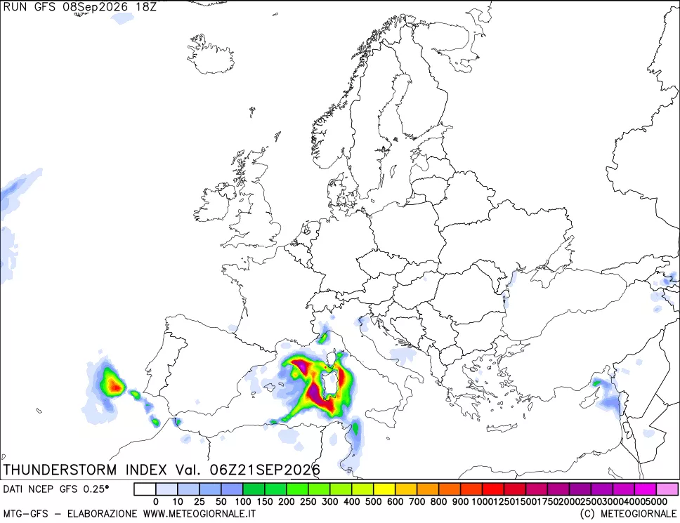 mappa Indice Temporali (TSI)