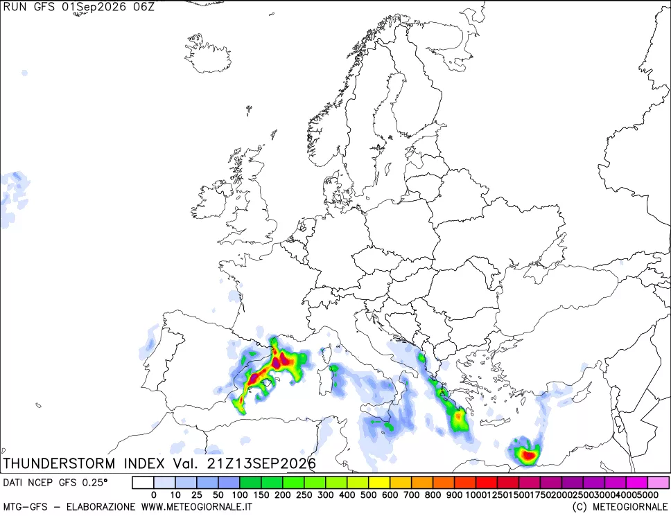 mappa Indice Temporali (TSI)