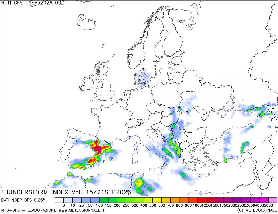 mappa Indice Temporali (TSI)