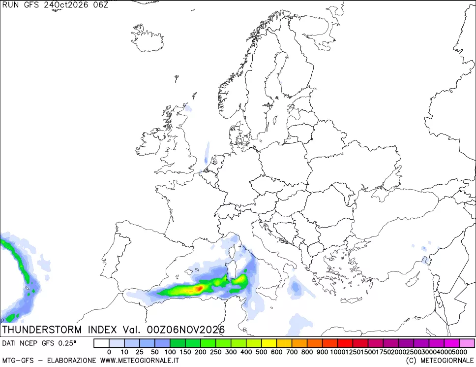 mappa Indice Temporali (TSI)