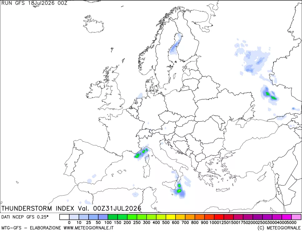 mappa Indice Temporali (TSI)