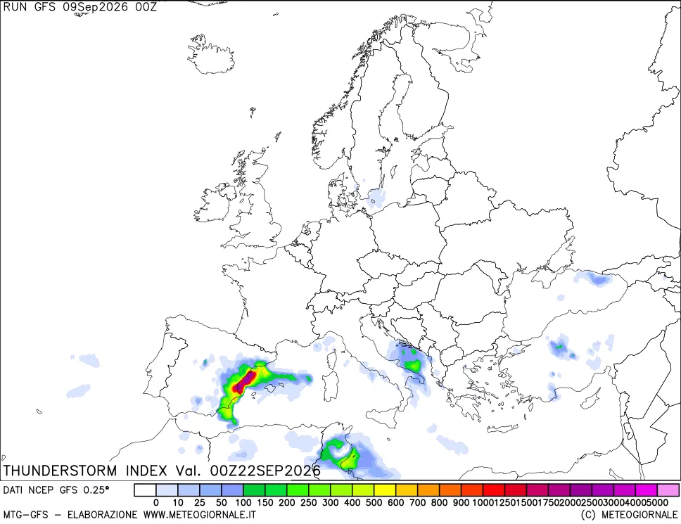 mappa Indice Temporali (TSI)