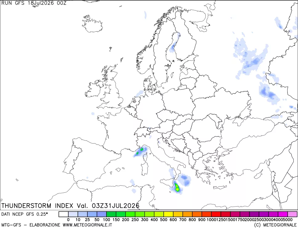 mappa Indice Temporali (TSI)