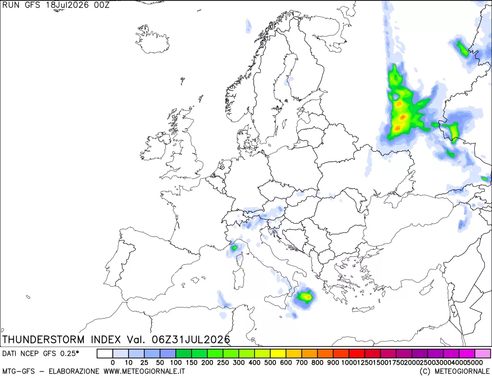 mappa Indice Temporali (TSI)