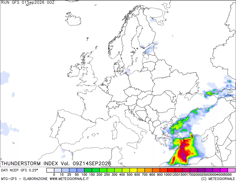 mappa Indice Temporali (TSI)