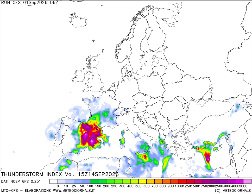 mappa Indice Temporali (TSI)